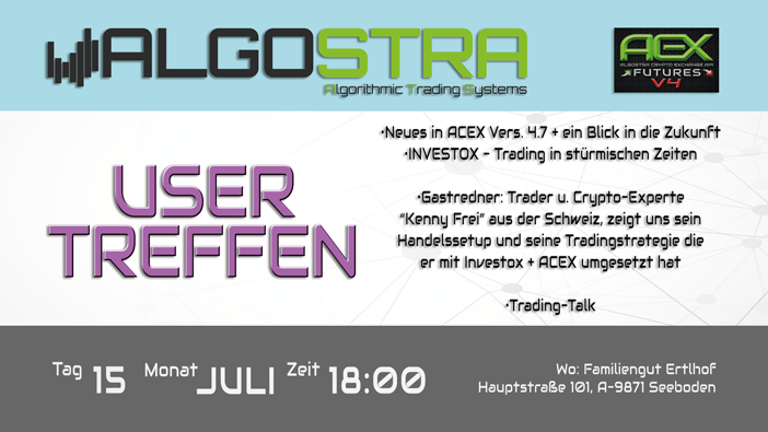 USER TREFFEN am 15.07.2022 um 18:00 Uhr